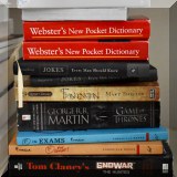 B6. Hardcover books. - $2; Paperback books. - $1